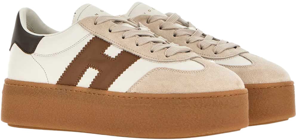 HOGAN Flat Shoes Ivory Wit