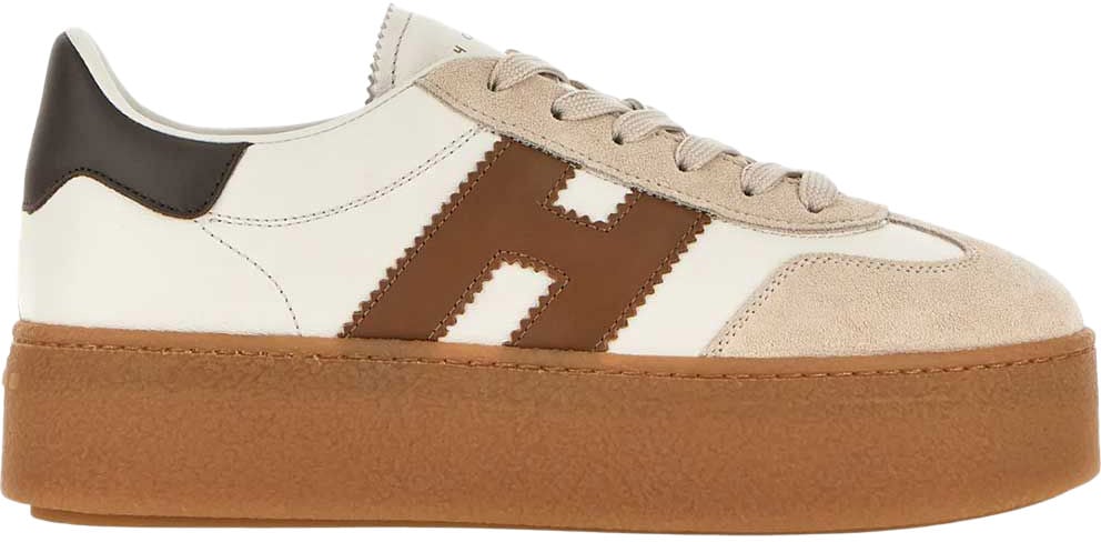 HOGAN Flat Shoes Ivory Wit