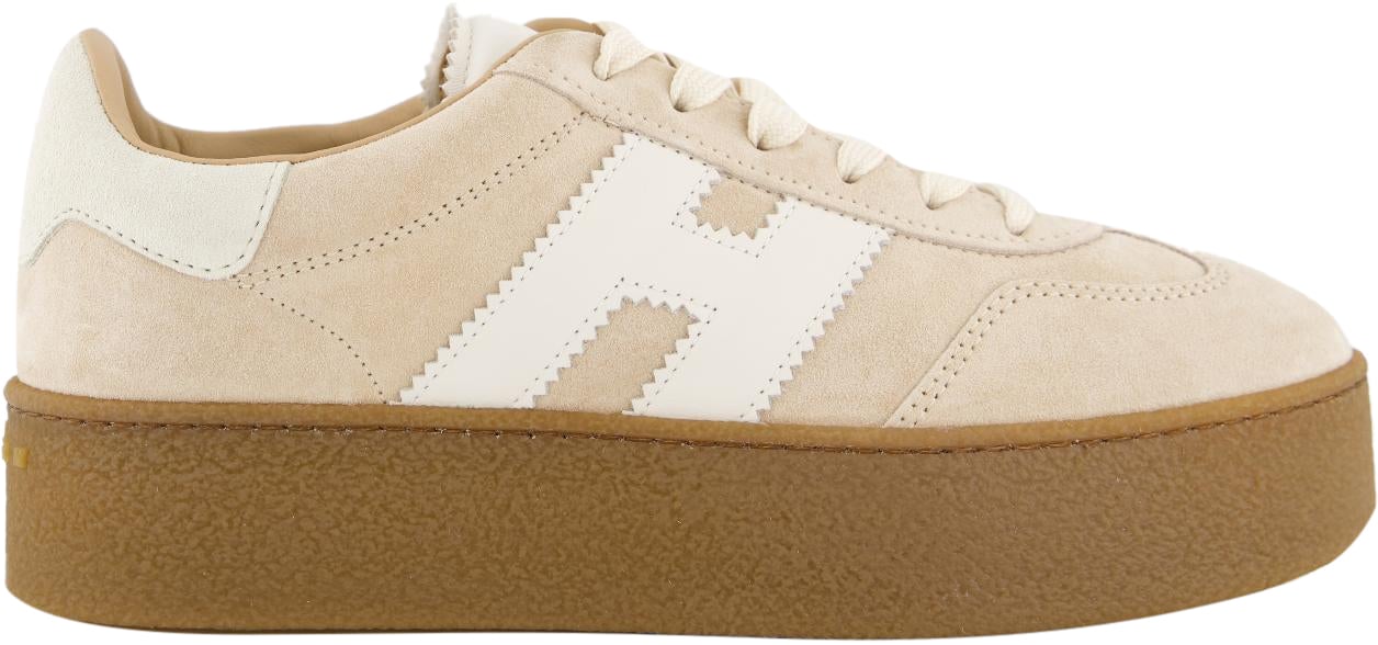 HOGAN Dames H681 Sneaker Beige Beige
