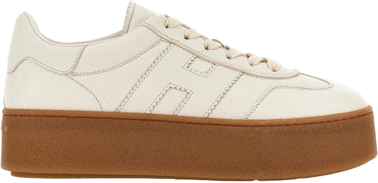 HOGAN Flat Shoes Yogurt Wit