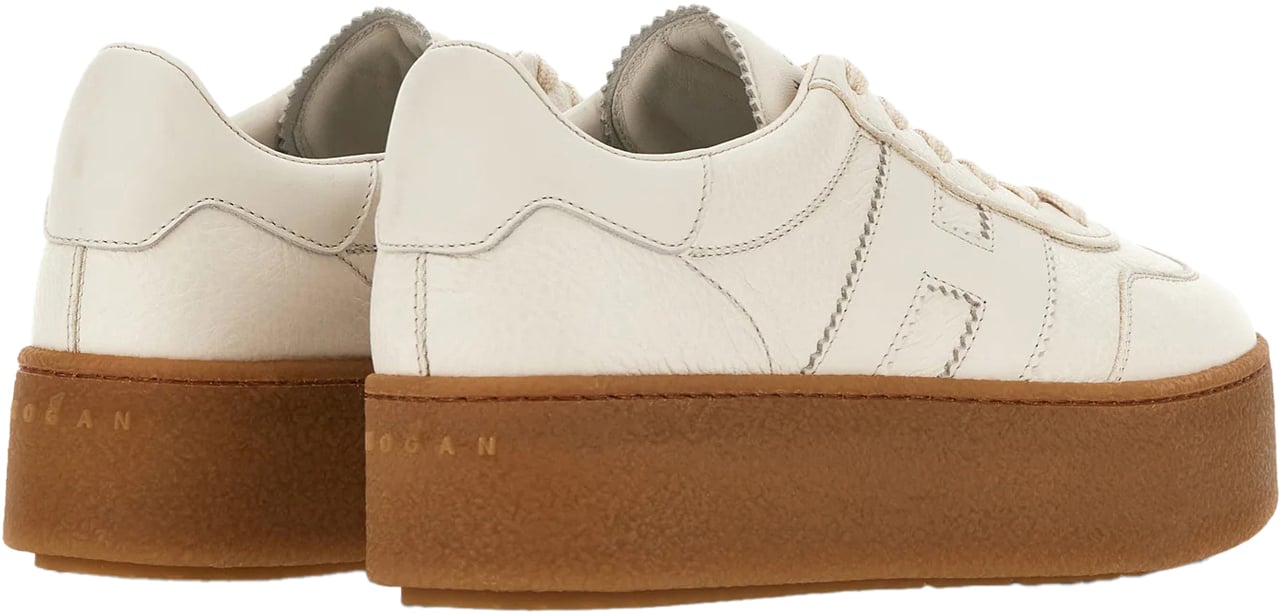 HOGAN Flat Shoes Yogurt Wit