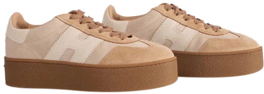 HOGAN Flat Shoes Beige Beige