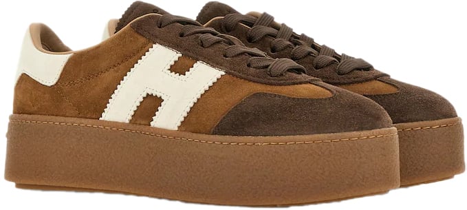 HOGAN Sneakers Brown Bruin