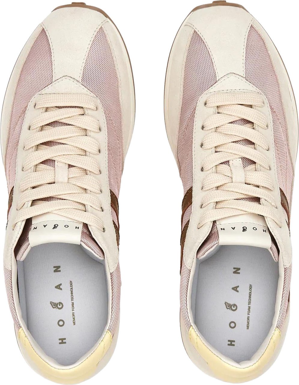 Hogan Dames H699 Allacciato H sneakers Roze