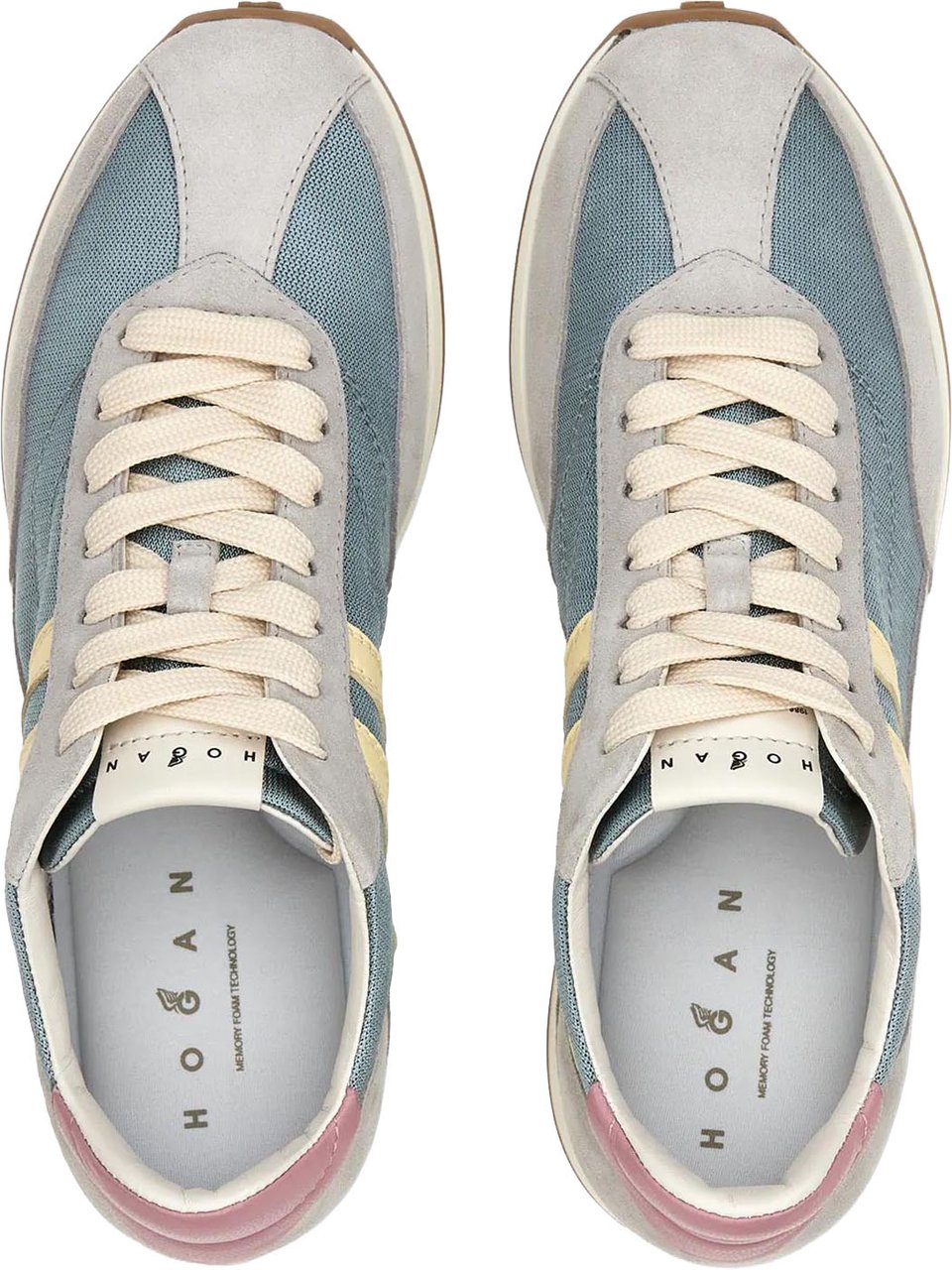 Hogan Dames H699 Allacciato H sneakers Grijs