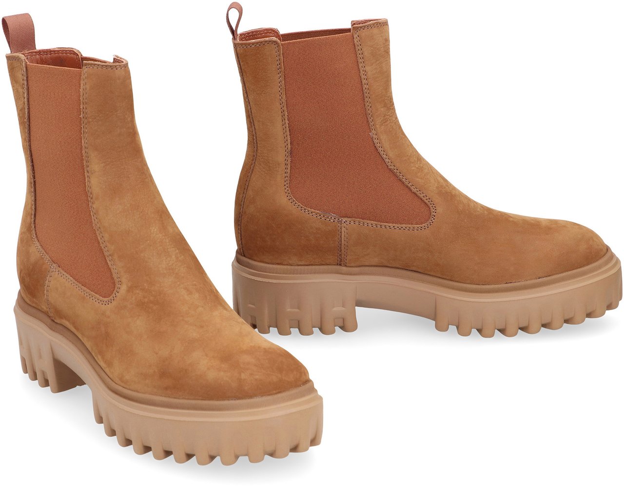 Hogan H700 Nubuck chelsea boots Bruin