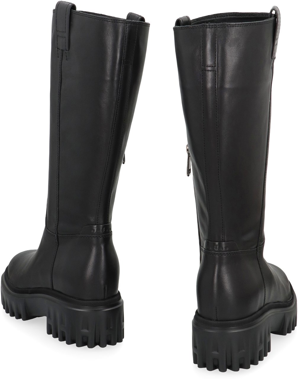 HOGAN Hogan H700 leather boots Zwart