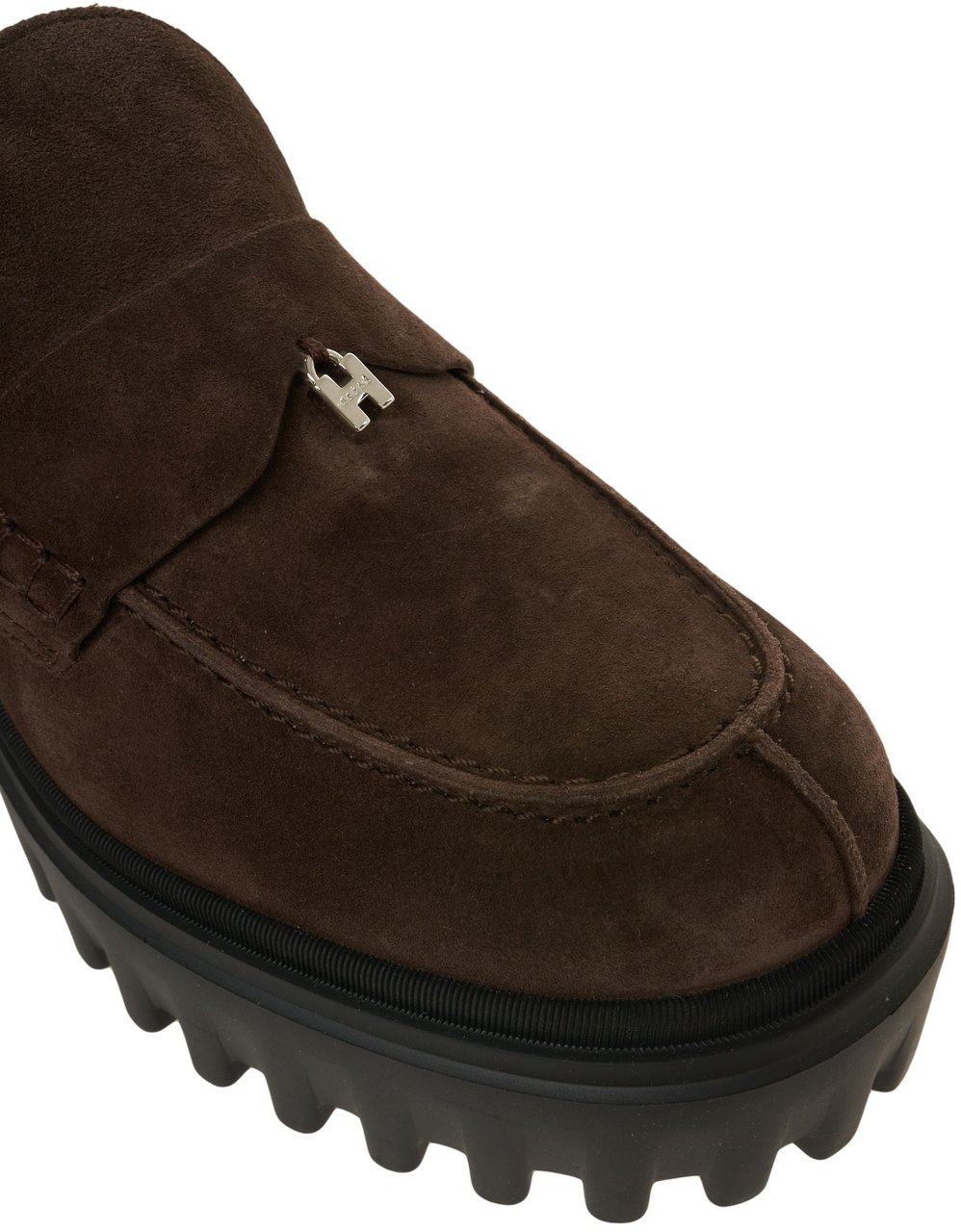 HOGAN Loafers in suede Bruin