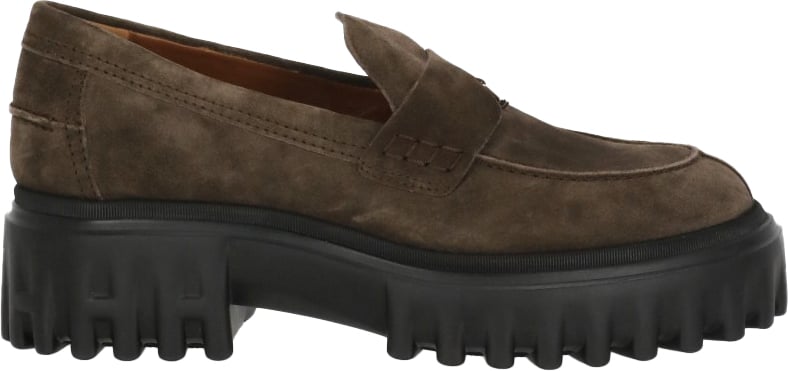 HOGAN Flat Shoes Brown Bruin