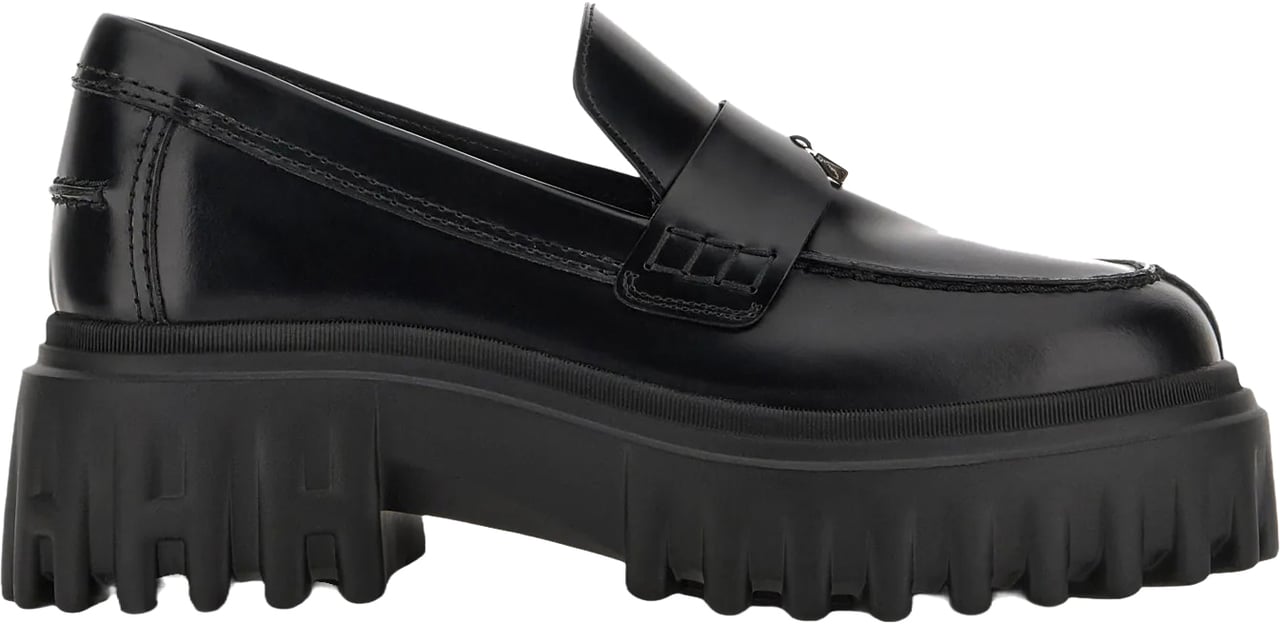 HOGAN Flat Shoes Black Zwart