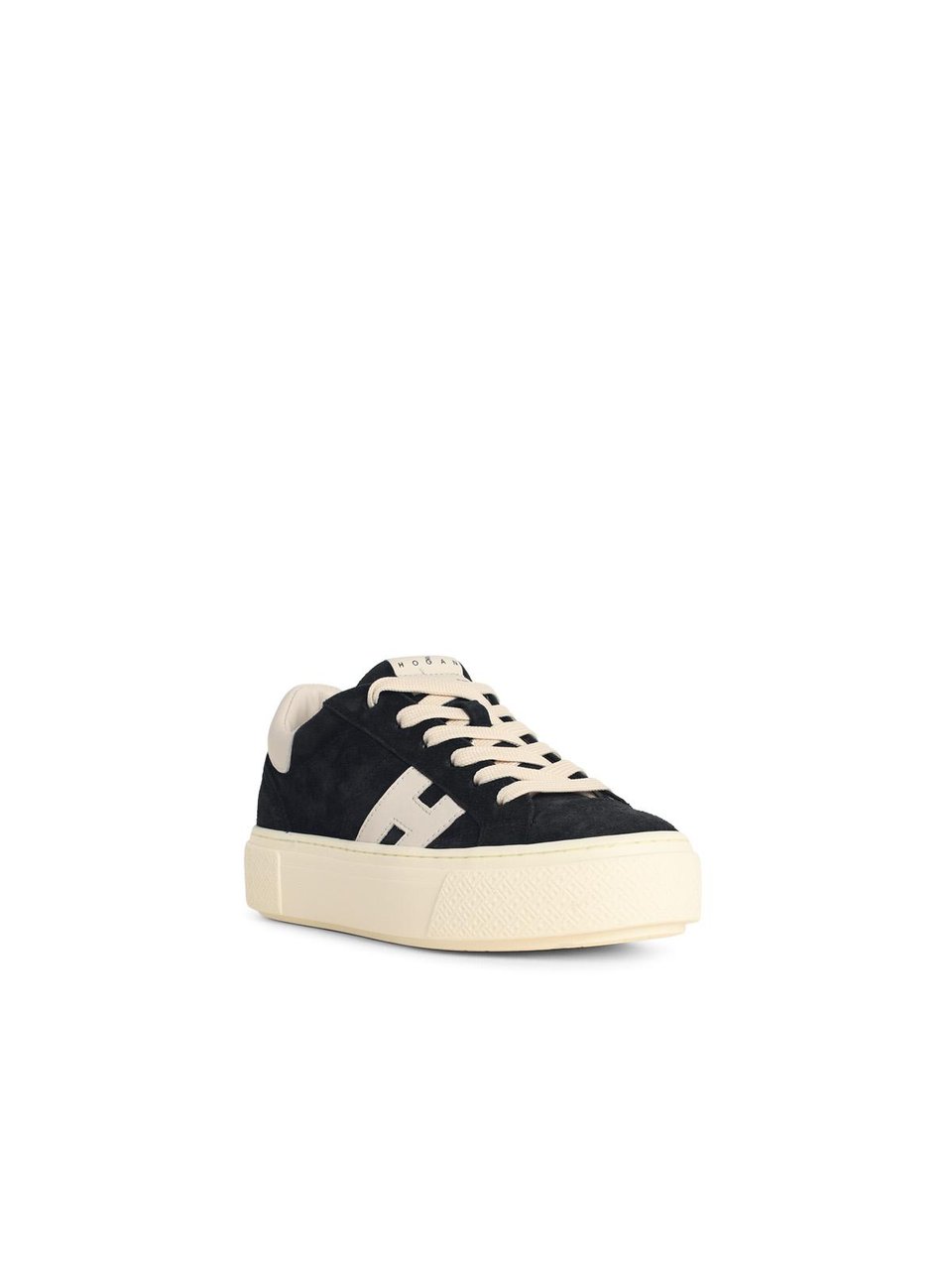 HOGAN 'H705' Dark Blue Leather Sneakers Neutraal