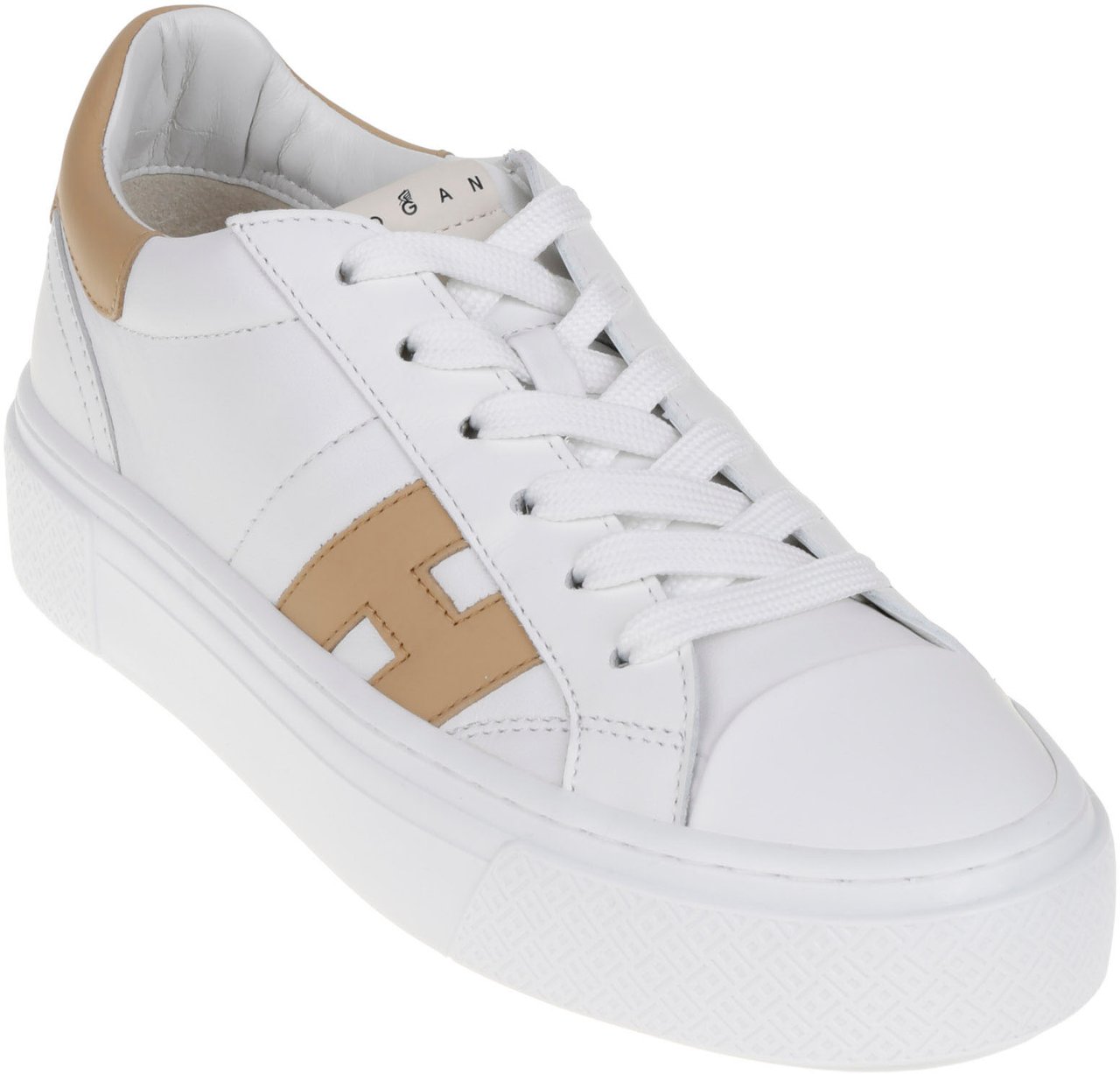 HOGAN Flat Shoes U Bianco Wit