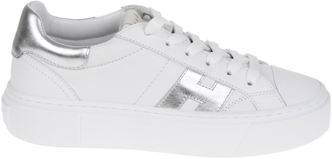 HOGAN Flat Shoes V Bianca Wit