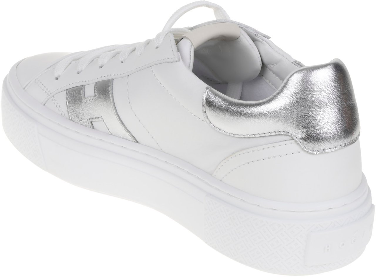HOGAN Flat Shoes V Bianca Wit