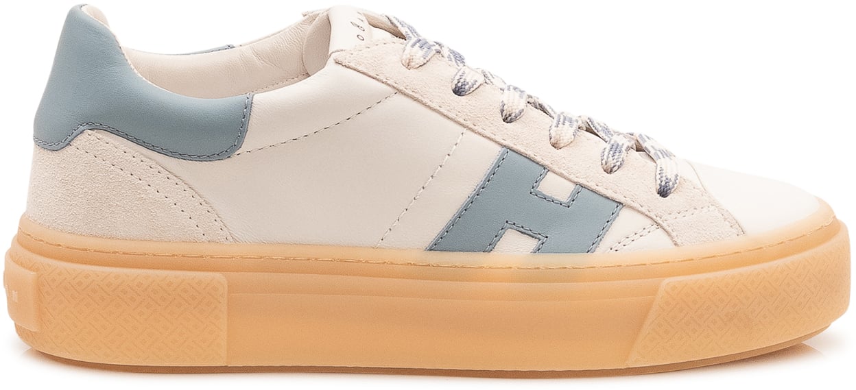 HOGAN Sneaker H705 con Lacci e Inserto Laterale Wit