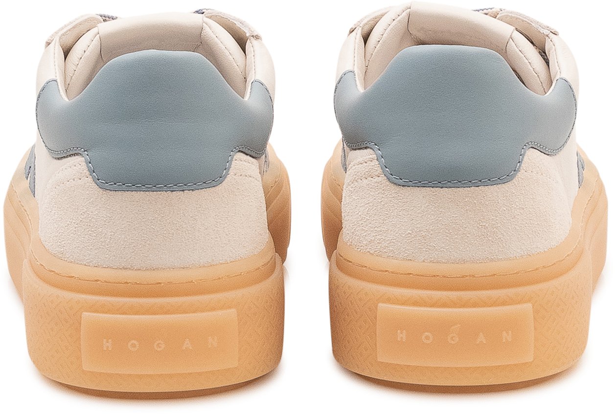 HOGAN Sneaker H705 con Lacci e Inserto Laterale Wit