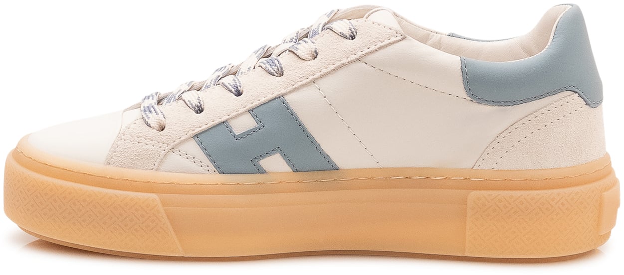 HOGAN Sneaker H705 con Lacci e Inserto Laterale Wit