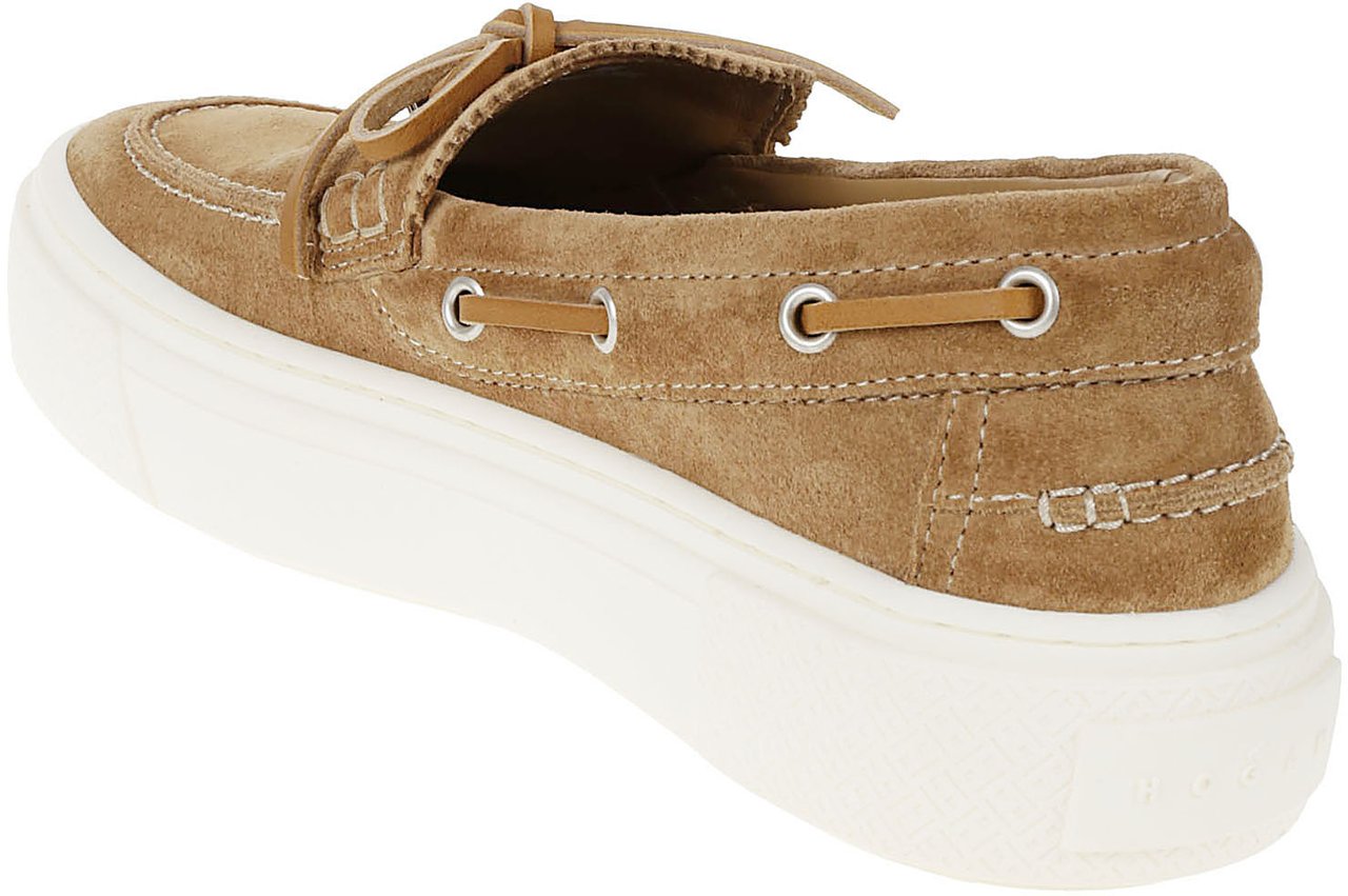 HOGAN Flat Shoes Z Tabacco Beige
