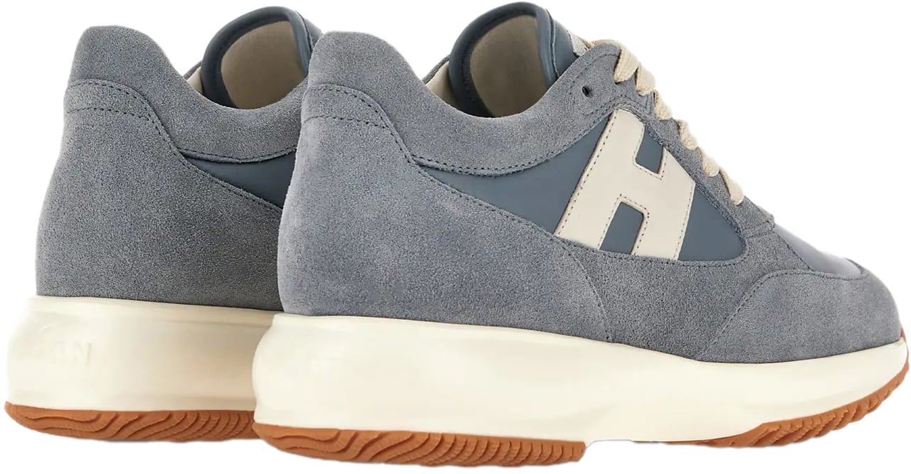 HOGAN Flat Shoes Jeans Chiaro Divers