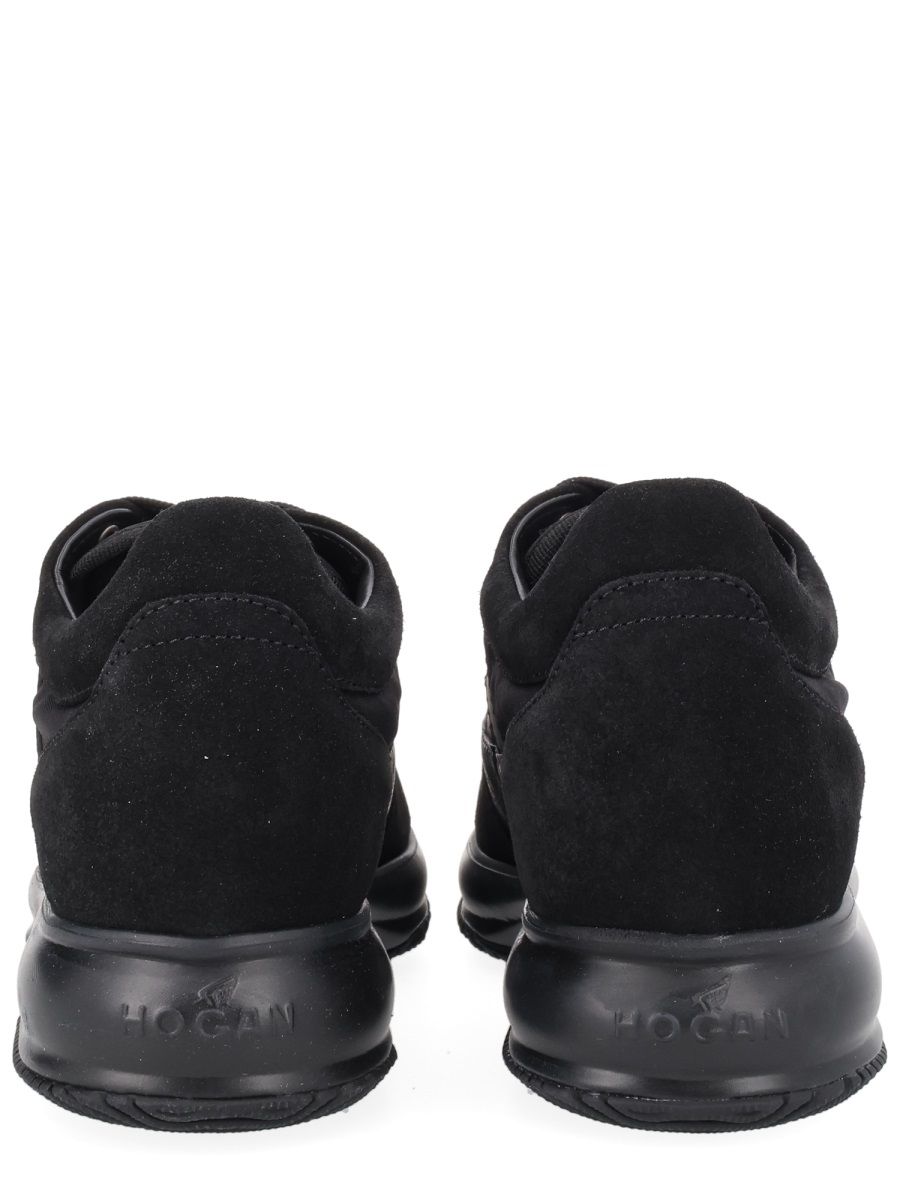 HOGAN Interactive Smooth Polyamide Sneakers Zwart