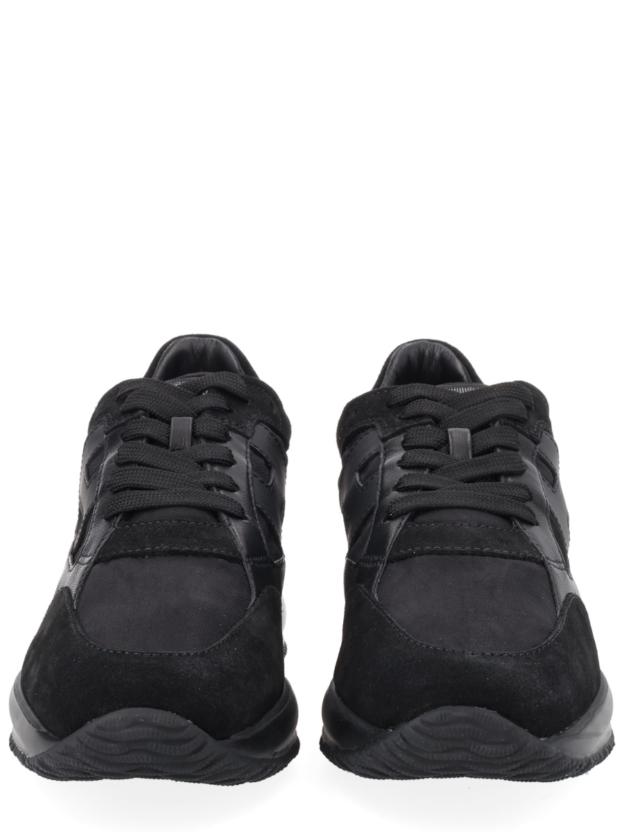 HOGAN Interactive Smooth Polyamide Sneakers Zwart