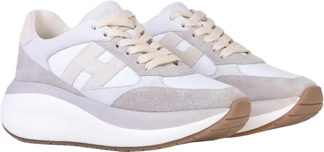 HOGAN Flat Shoes White Wit