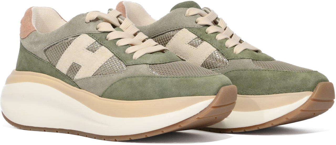HOGAN Sneakers Verde Beige Lime