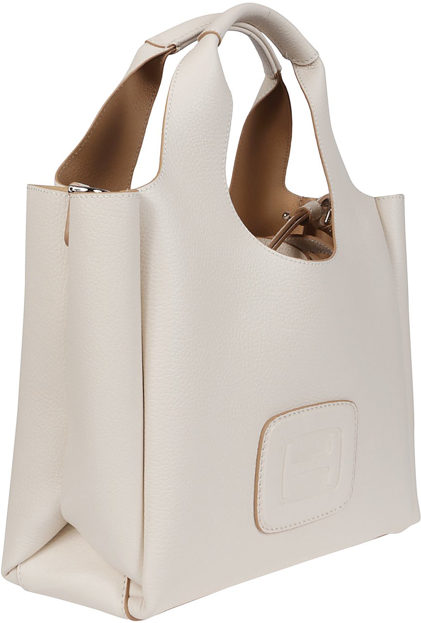 HOGAN Small Shopping H-bag White Wit