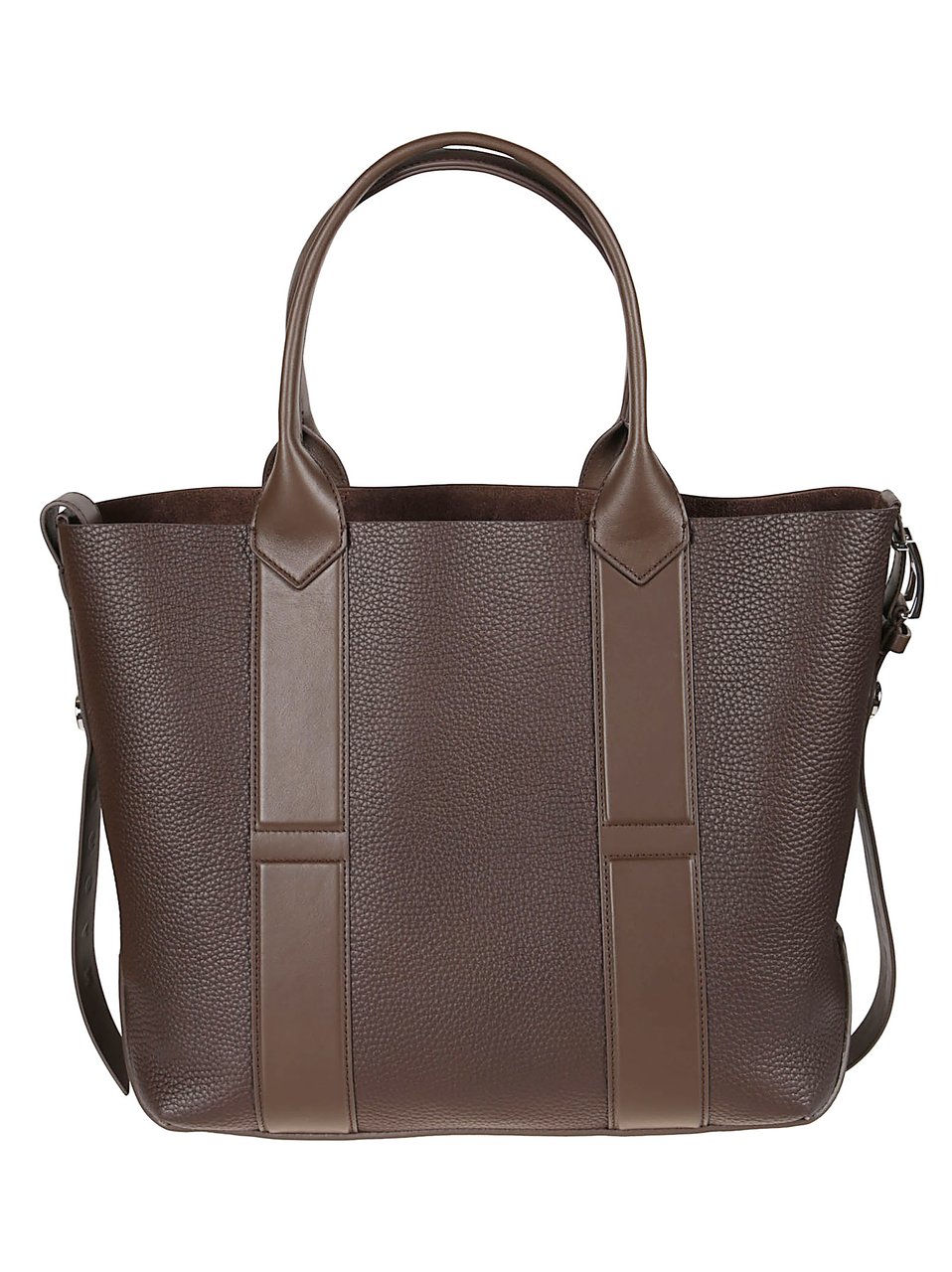 HOGAN Medium Script Shopping Bag Brown Bruin