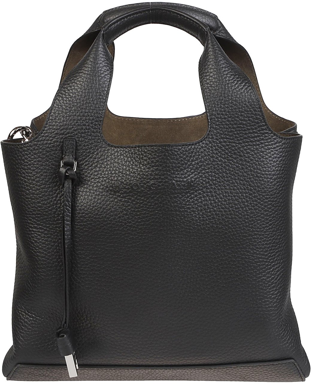 HOGAN Small H01r Shopping Bag Black Zwart