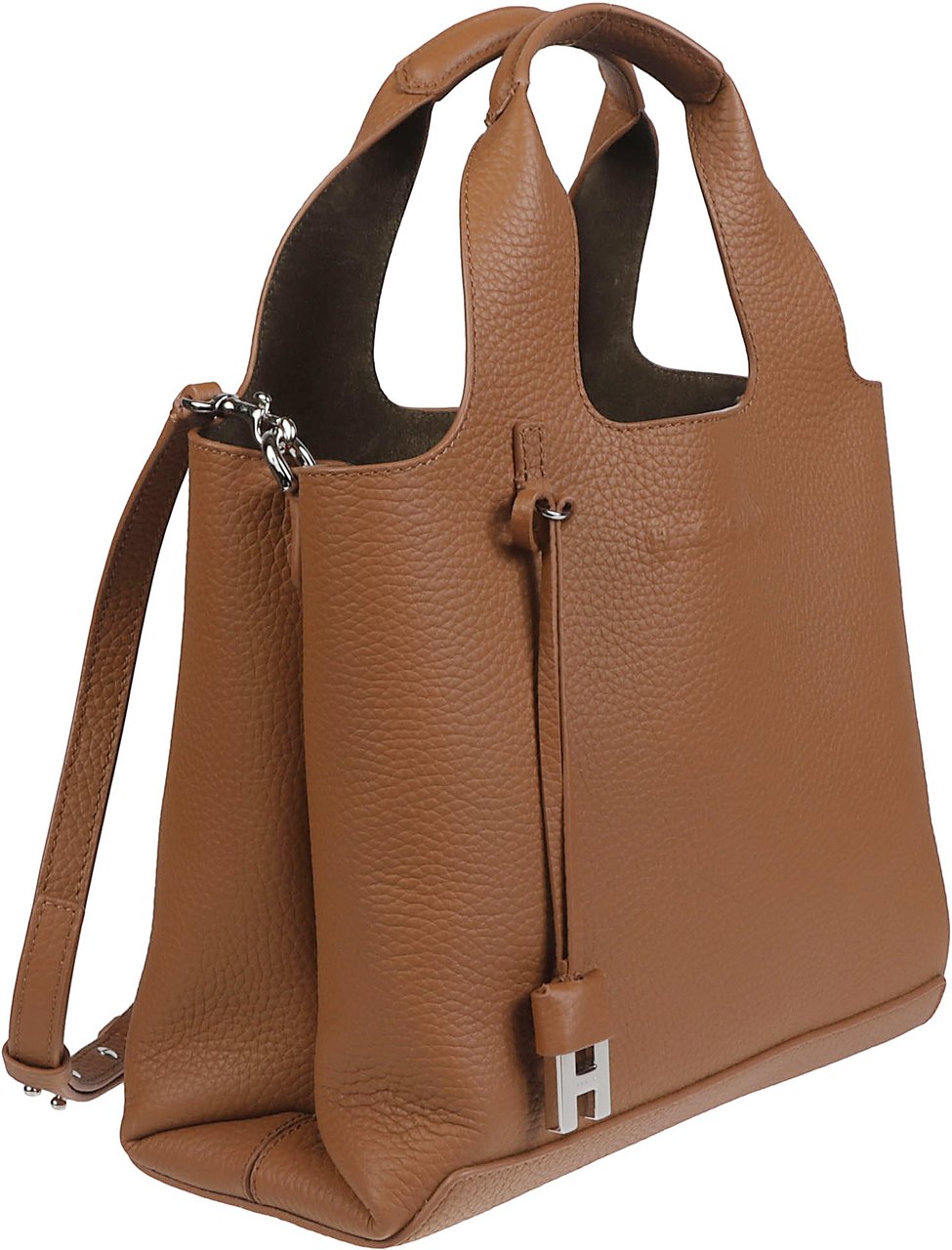 HOGAN Small H01r Shopping Bag Brown Bruin
