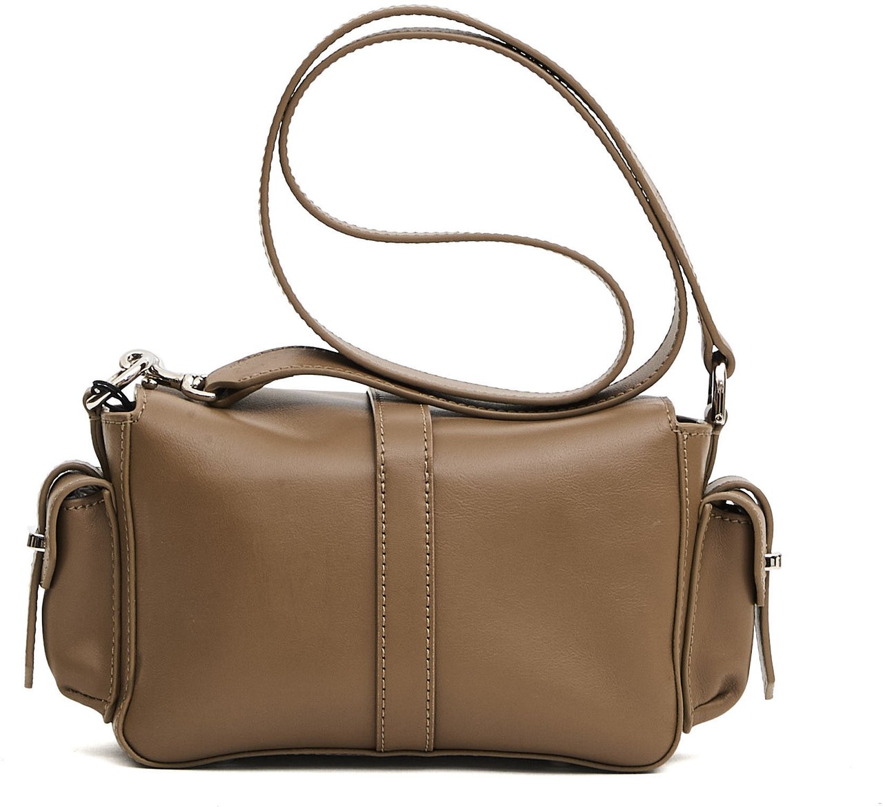HOGAN Flap Bag Piccola Pelle Taupe Beige