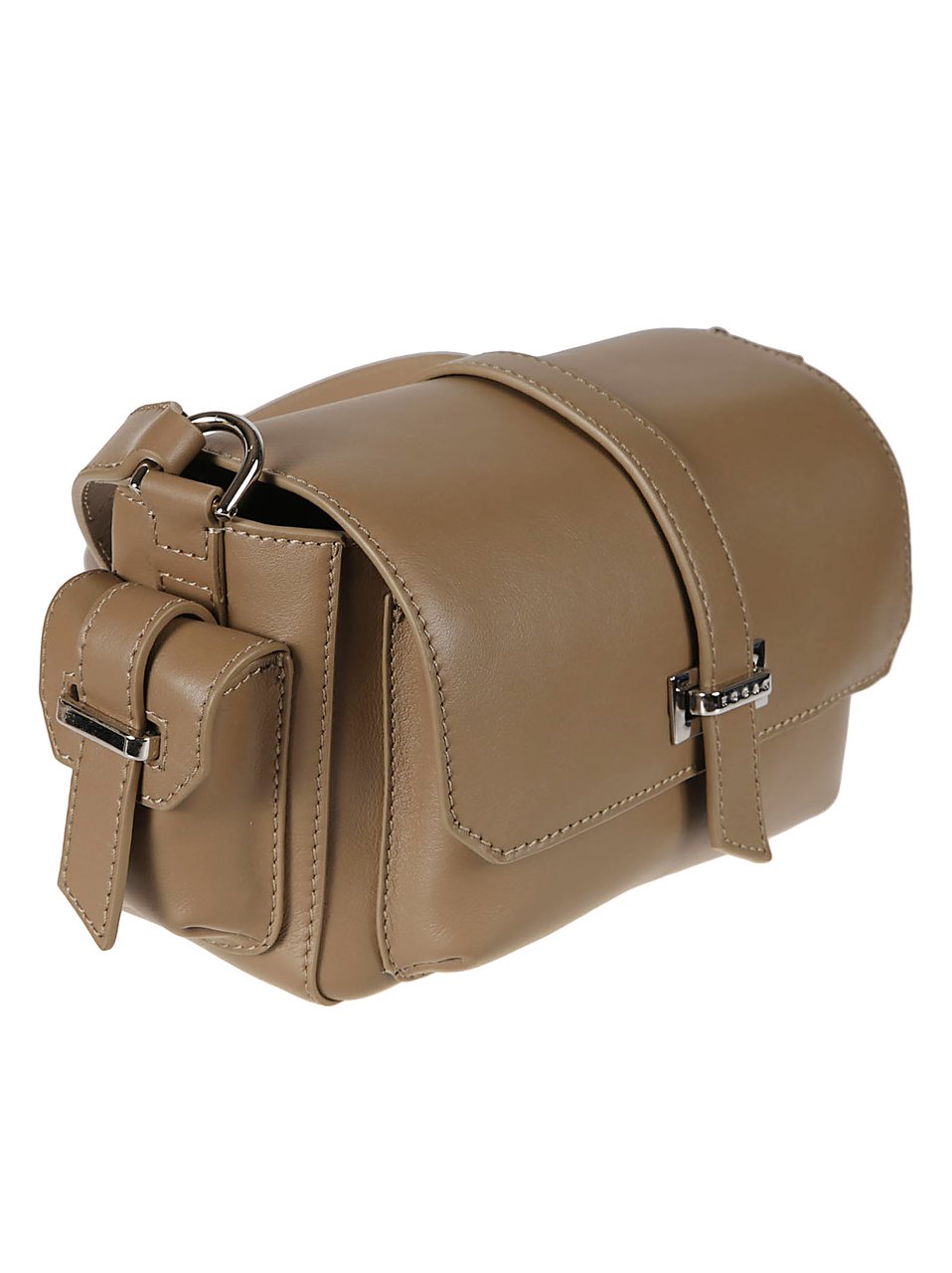 HOGAN Small H01r Flap Bag Brown Bruin