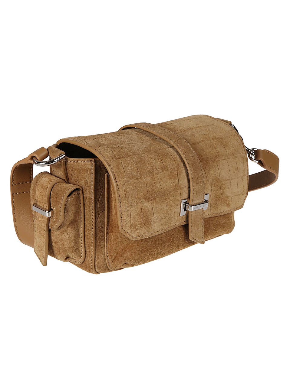 HOGAN Small H01r Flap Bag Brown Bruin