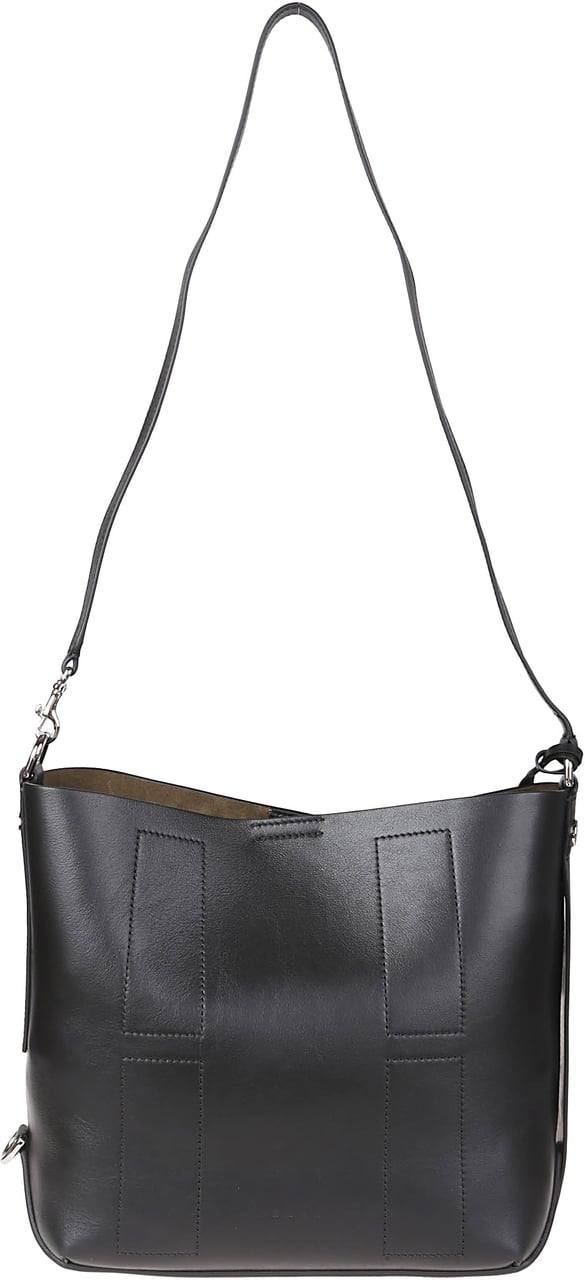 HOGAN Small H01r Hobo Bag Black Zwart