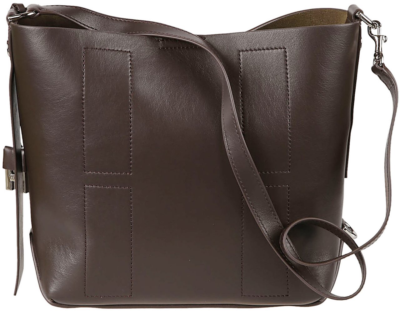 HOGAN Small H01r Hobo Bag Brown Bruin