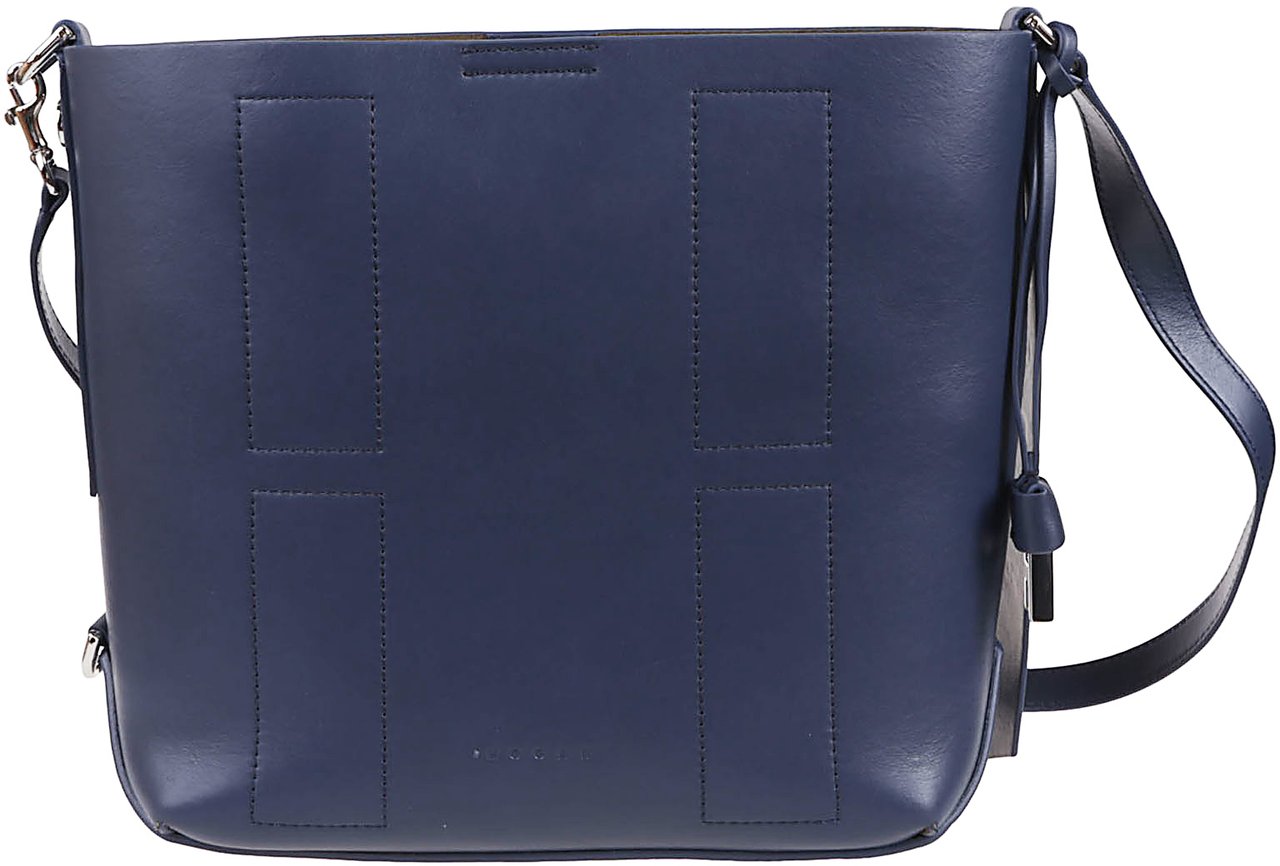HOGAN Small H01r Hobo Bag Blue Blauw