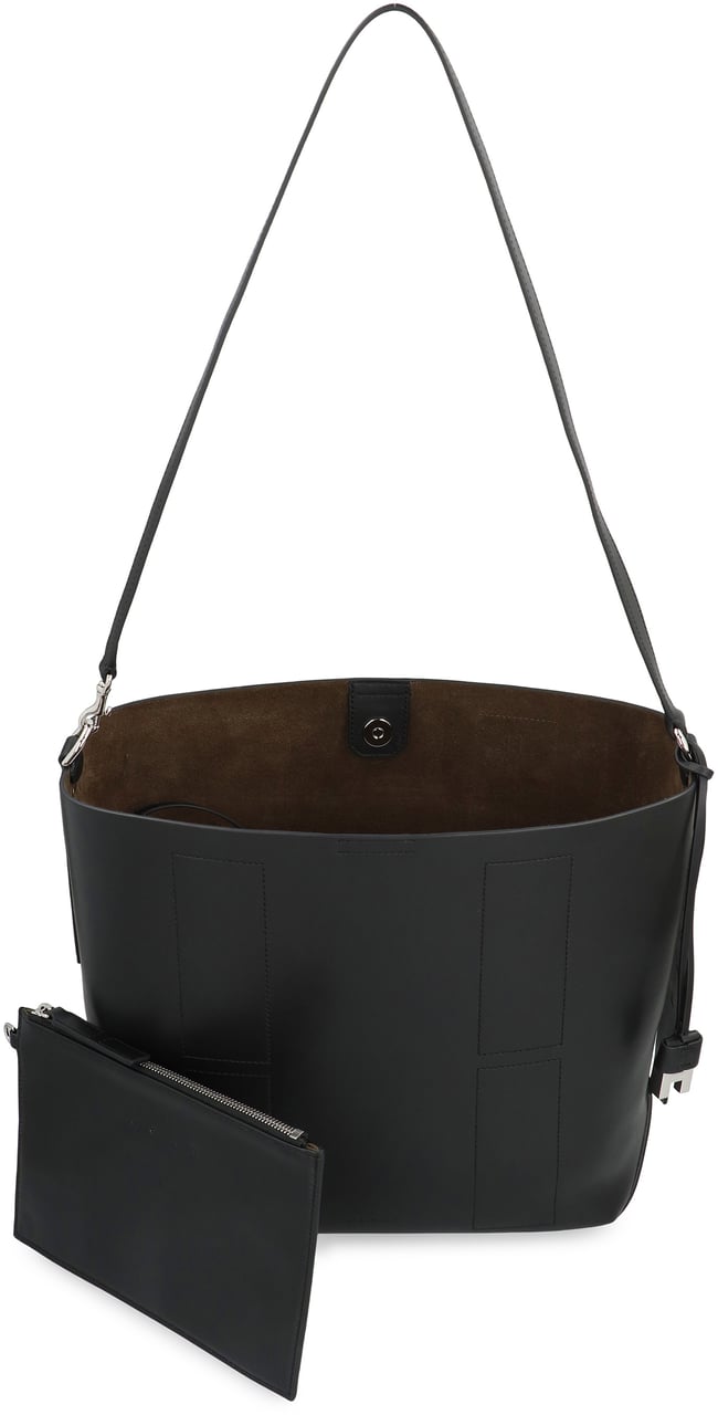 Hogan Hocket Media Hobo bag Zwart