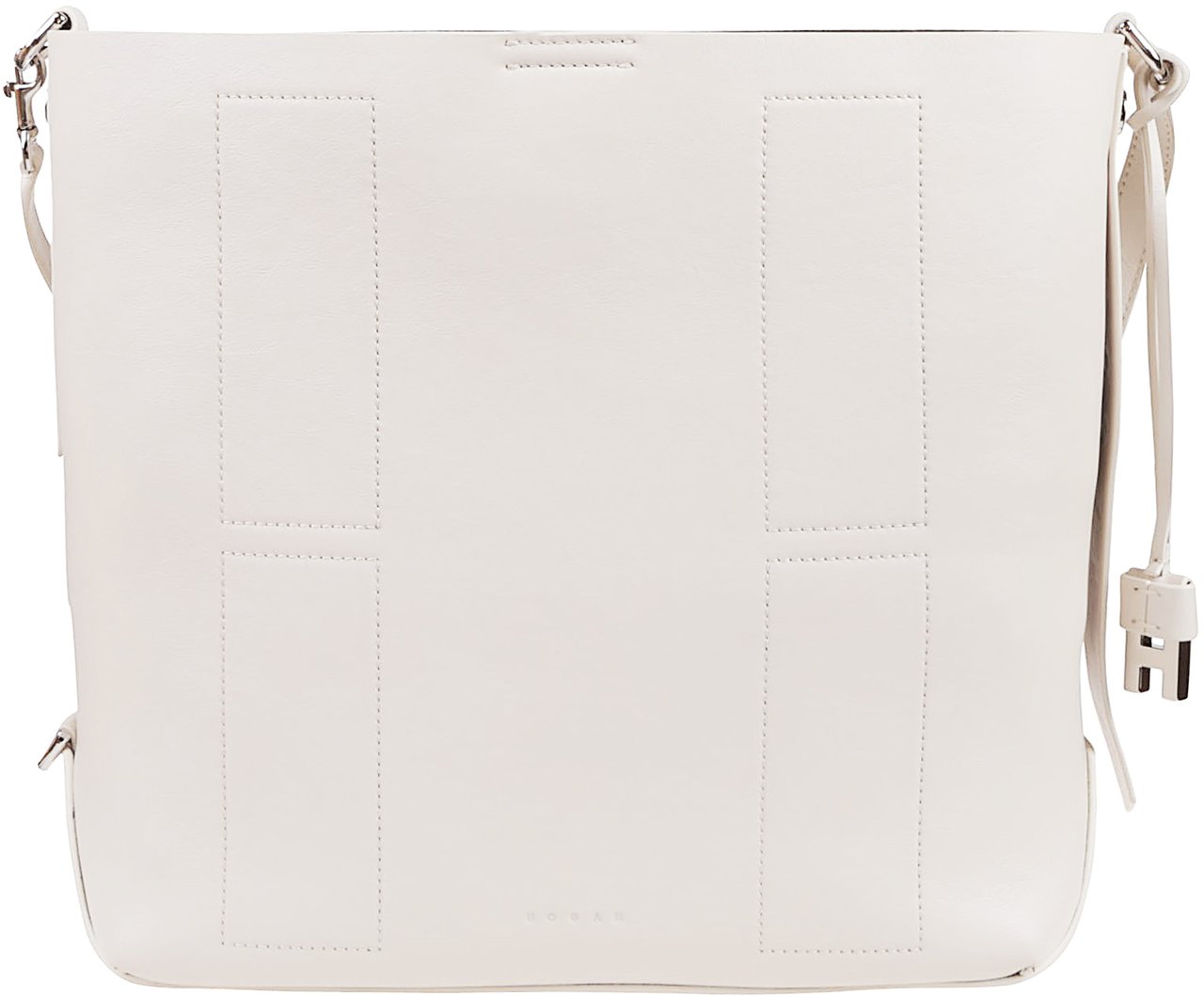 HOGAN Medium H01r Hobo Bag White Wit