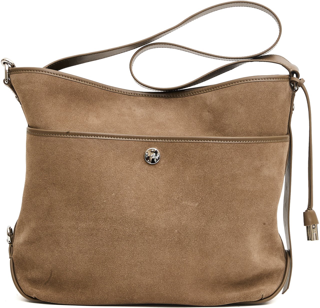 HOGAN Hobo Media In Crosta Tortora Beige