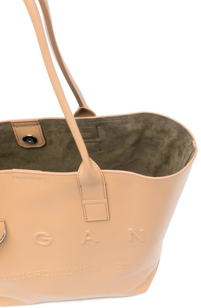 HOGAN Bags Leather Brown Beige