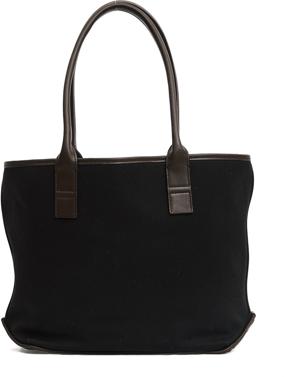 HOGAN Address Shopping Piccola In Canvas Nera Zwart