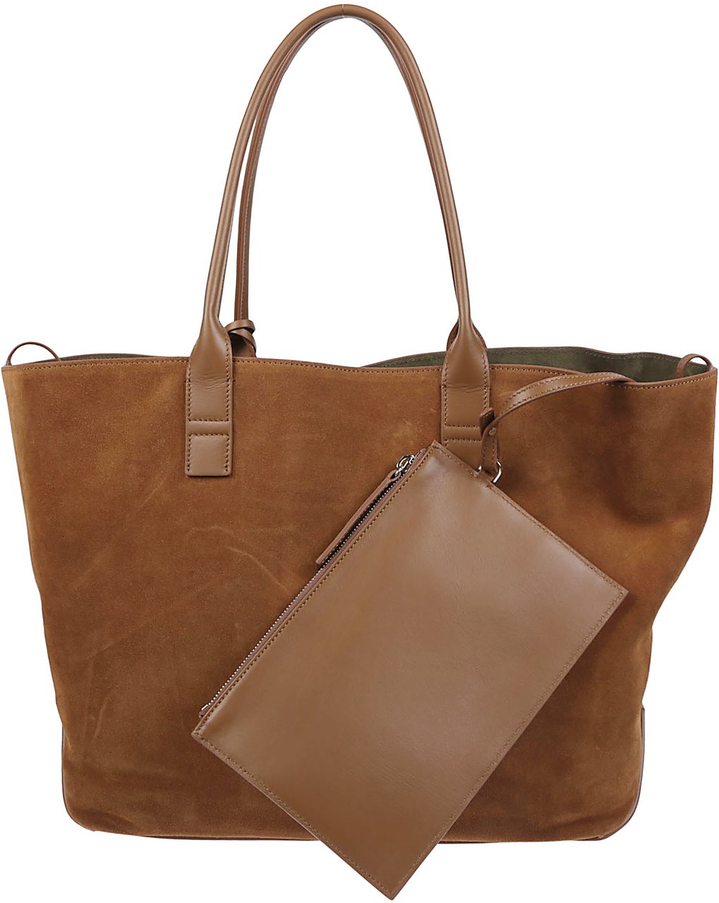 HOGAN Medium Address Shopping Bag Brown Bruin