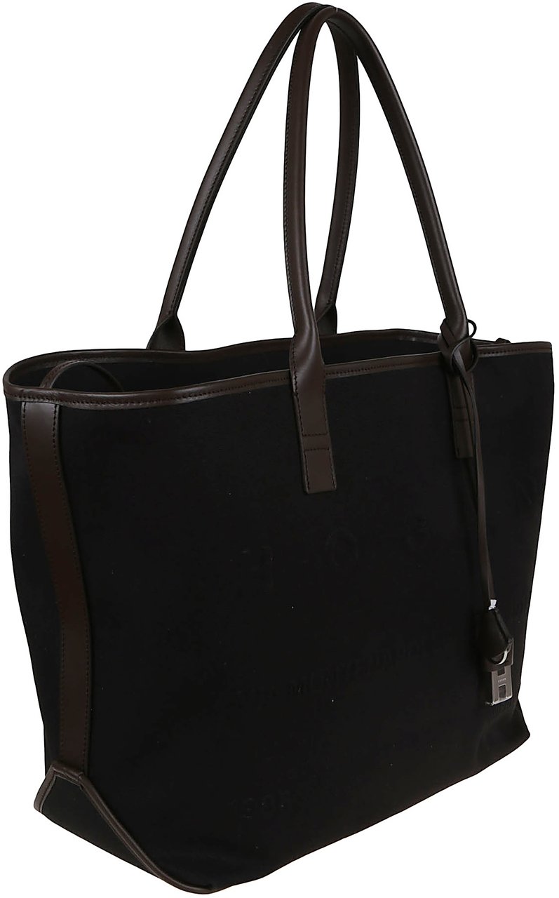 HOGAN HOGAN ADDRESS SHOPPING MEDIA TESSUTO Zwart