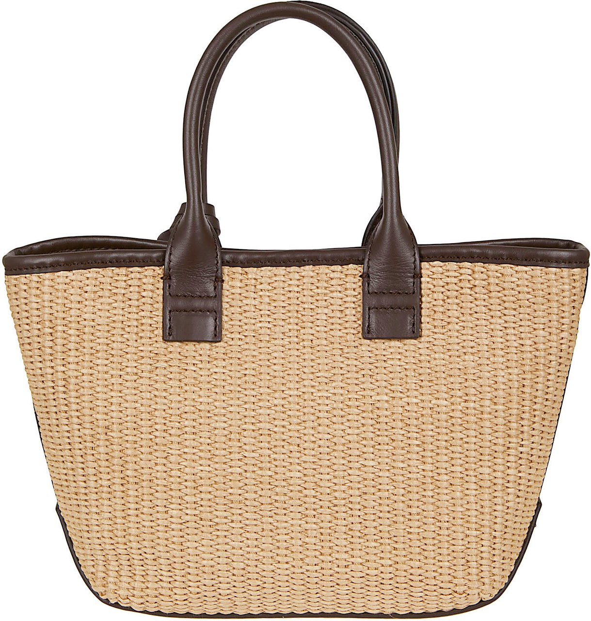 HOGAN ADDRESS SHOPPING MINI TESS. RAFIA Beige