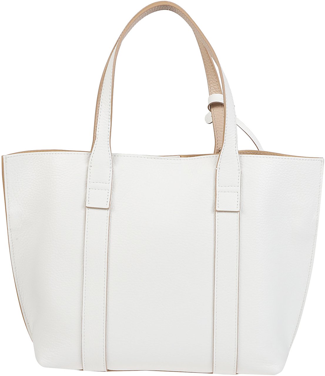 HOGAN Small Script Shopping Bag Brown Bruin