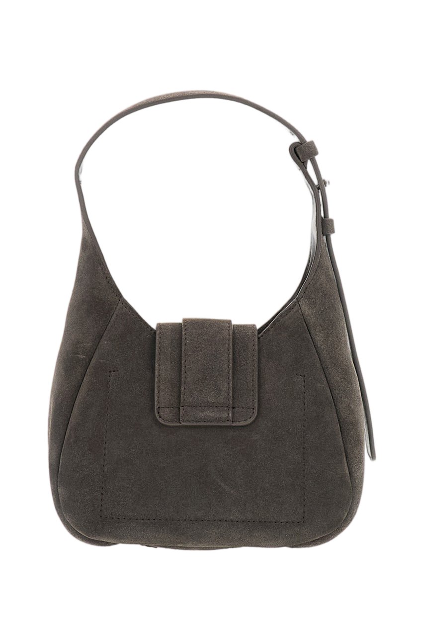 HOGAN Brown Trend Mini Suede Shoulder Bag Bruin