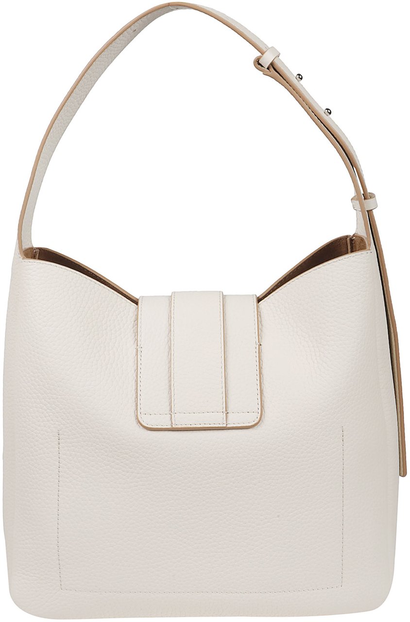 HOGAN H01x Vertical Hobo Bag Nude Beige