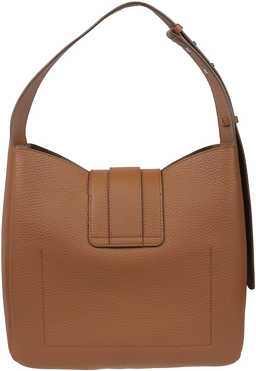 HOGAN H01x Vertical Hobo Bag Brown Bruin