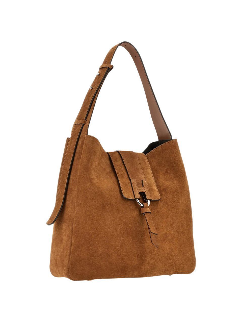 HOGAN H01X Vertical Hobo Bag Zwart